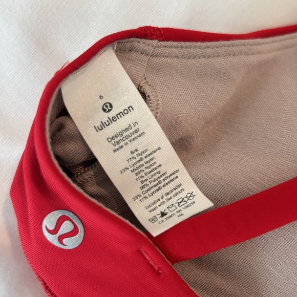Lululemon High Neck Energy Bra size 6 - Picture 2 of 3